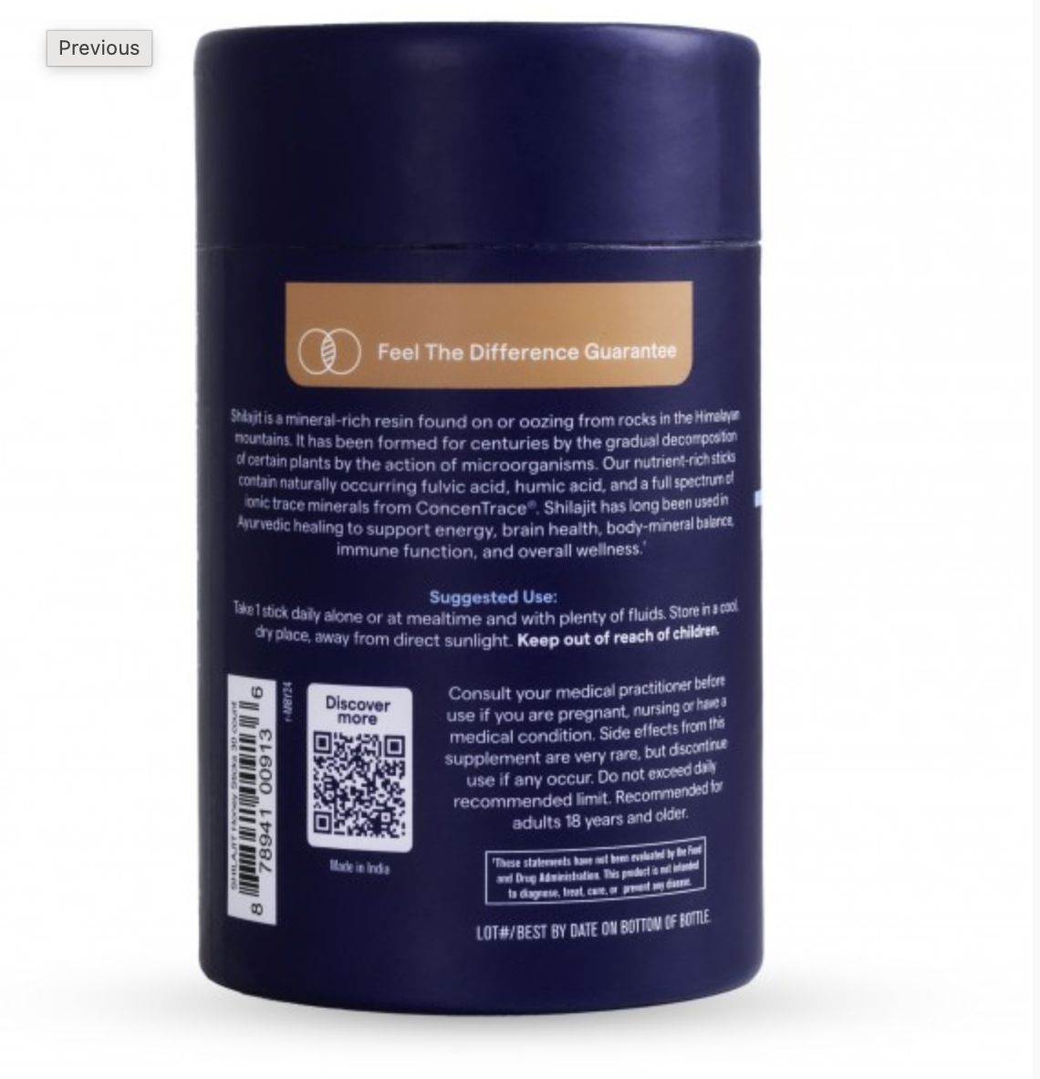 TRACE MINERALS - Shilajit Honey Sticks 30 stick